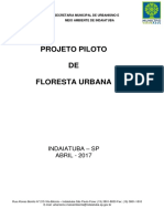 Projeto piloto de Floresta Urbana em Indaiatuba