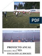 Proyecto Anual 2023:: Iniciación Al Hockey