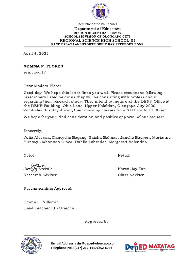 Research Consultation Approval Request | PDF