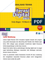 Sosialisasi Teknis: Kota Bogor, 16 Maret 2023