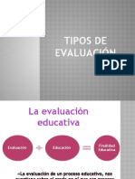 Tipos de Evaluacion