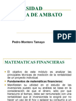 Universidad Tecnica de Ambato: Pedro Montero Tamayo