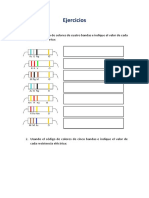 Código de Colores y Ley de Ohm