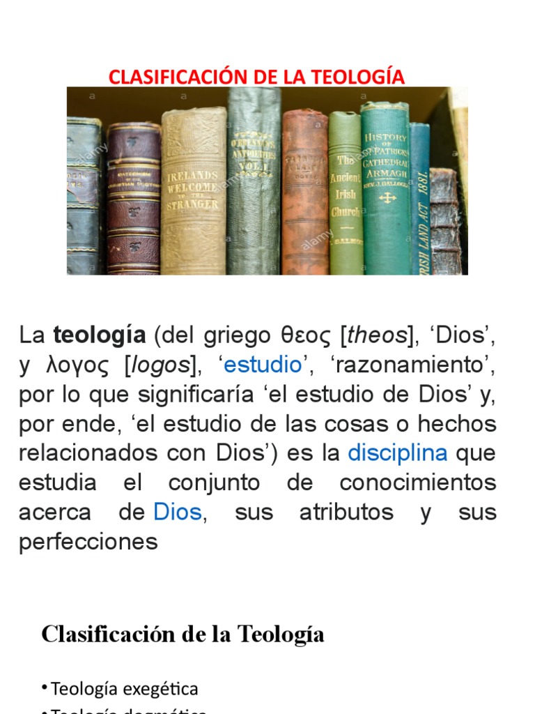 Clasificación de la Teología Cristiana | PDF | Teología | espíritu Santo