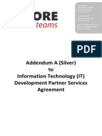 Addendum A (Silver) To Information Technology (IT) Development Partner Services Agreement