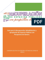 Guía para La Recuperación, Rehabilitación y Creación de Espacios Públicos Con Perspectiva de Género