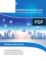 EXPANSION VALVES SERIES DOCUMENT (THERMOSTATIC & CONSTANT PRESSURE