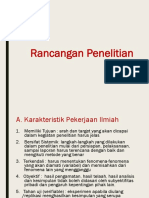 Rancangan Penelitian