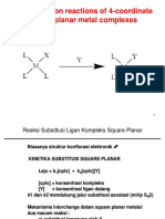 II. Substitution Reactions of 4-Coordinate Square-Planar Metal Complexes