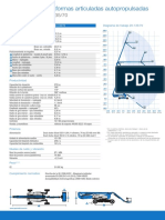 Plataformas Articuladas Autopropulsadas: Especificaciones