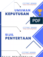 Senarai Pemenang Citec 2023