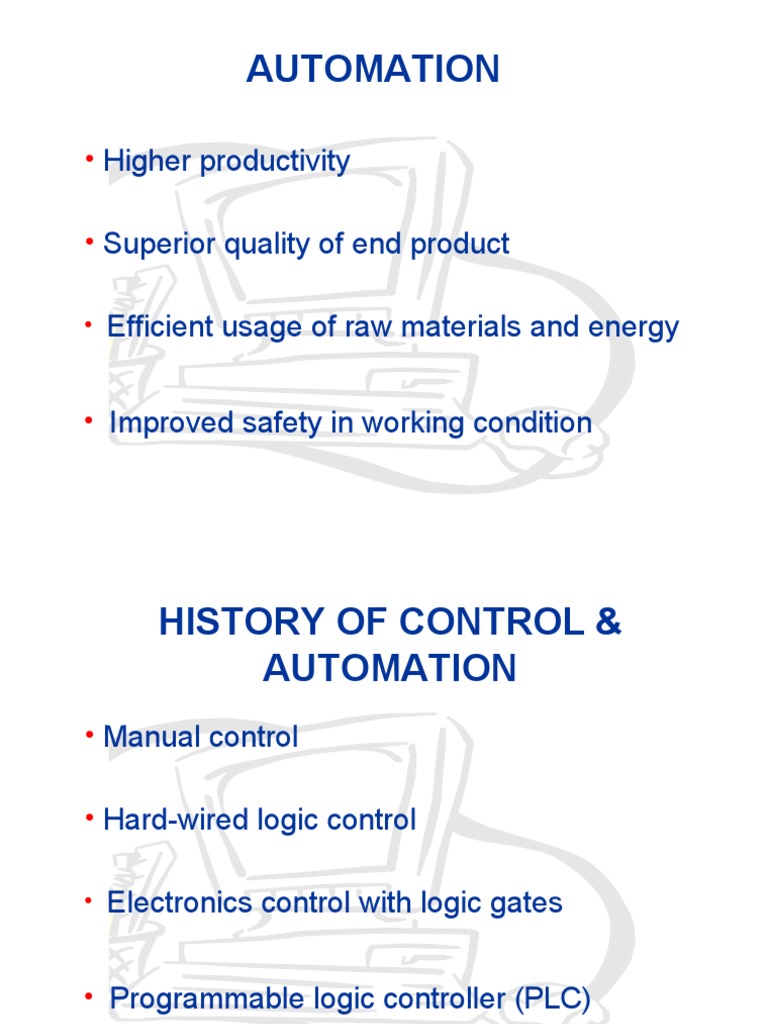 Overview of PLC Automation Systems | PDF | Programmable Logic ...