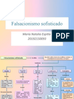 Falsacionismo Sofisticado: María Natalia Espitia 20192150093