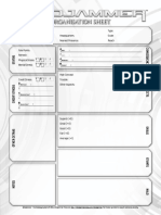 Mindjammer Organisation Sheet - v1