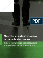 Herramientas Estadísticas para La Solución de Problemas en Minitab