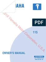 Yamaha 115 Owner Manual