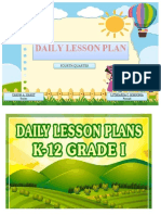 Daily Lesson Plan: Fourth Quarter