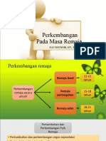 Perkembangan Pada Masa Remaja