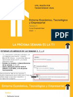 Entorno Económico, Tecnológico y Empresarial: Upn, Pasión Por Transformar Vidas