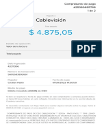 Cablevisión: Detalle de Operación