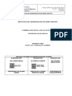 Protocolo de Administracion de Medicamentos: Código:MSP CZ4 13D04 PC - 001 P V R Ión 001/ 0 3