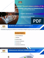 Program Transformasi Minda (PTM) : Bagi Pegawai Perkhidmatan Pendidikan (PPP)