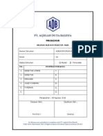 Adb-Sop-Ops-003 Prosedur Seleksi Sub Kontraktor Jasa