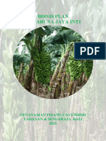 Bisnis Plan PT Taruna Jaya Inti: Penanaman Pisang Cavendish Tabanan & Singaraja Bali 2021