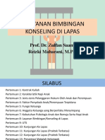 Layanan Bimbingan Konseling Di Lapas: Prof. Dr. Zulfan Saam Reizki Maharani, M.PD