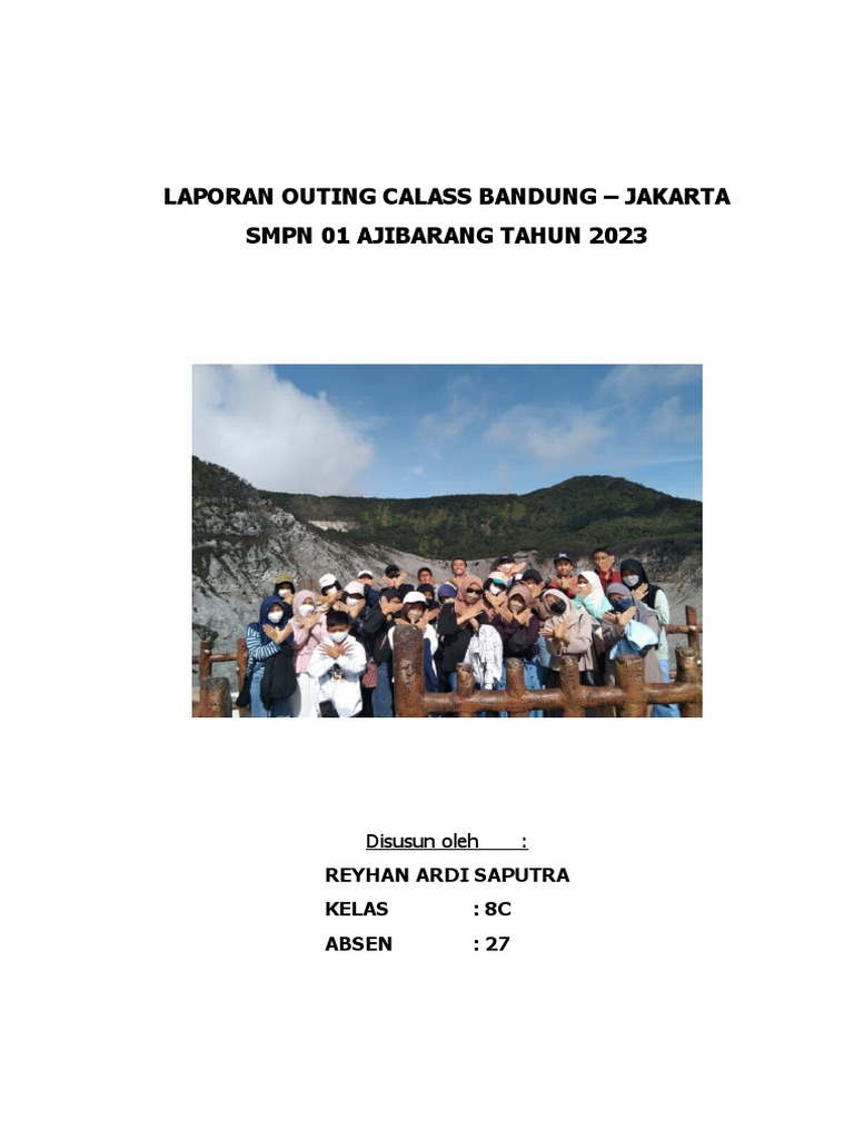 Laporan Outing Calass Bandung | PDF