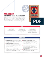 Cemento Mortero Cruz Azul: usos, beneficios y recomendaciones para albañilería