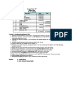 Latihan Soal Ju, T-Acc, Trial Balance