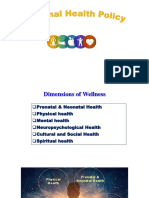 Dimensions of Wellness: Prenatal Care, Physical & Mental Health