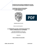 La Comprensión Lectora Estrategias Didácticas para El Aprendizaje en 6º de Primaria-2