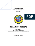 Reglamento de Becas