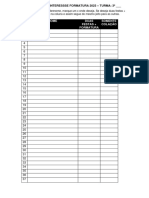 Nome Duas Festas + Formatura Somente Colação: Lista de Interessse Formatura 2023 - TURMA: 3º