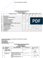 Planificare Didactică Anuală: Istoria Românilor Clasa A Viii-A A