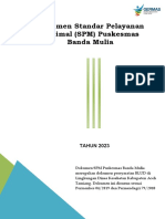 Dokumen Standar Pelayanan Minimal (SPM) Puskesmas Banda Mulia