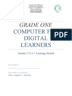 Grade One: Computer For Digital Learners