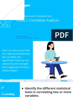 LESSON 3 - Correlation Analysis