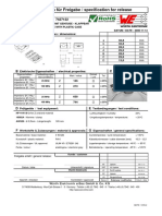 Spezifikation Für Freigabe / Specification For Release