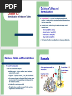 Normalization of Database Tables