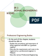 Professional Engineering Bodies
