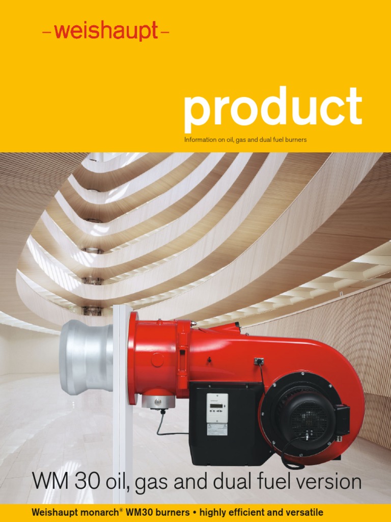 Product: WM 30 Oil, Gas and Dual Fuel Version | PDF | Combustion | Engines