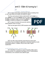 Assignment 0 - Điện tử tương tự I: 1. BJT and FET