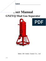 User Manual for GNZYQ Mud Gas Separator