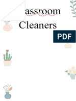 Classroom Cleaners