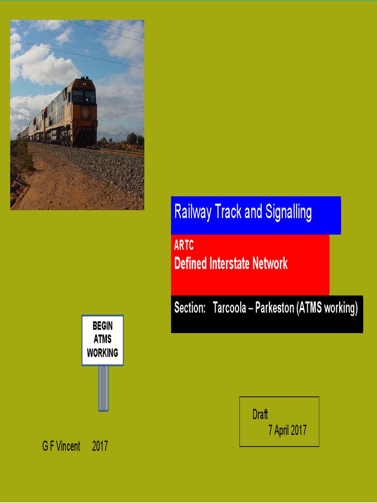Railway Track and Signalling Defined Interstate Network PDF Rail