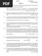 PHYSICS-08 13th (Z) CLASS TEST