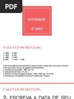 Tabela dos Séculos e Anos | PDF